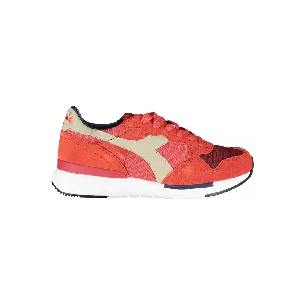 Diadora Red Leather Women Sneaker