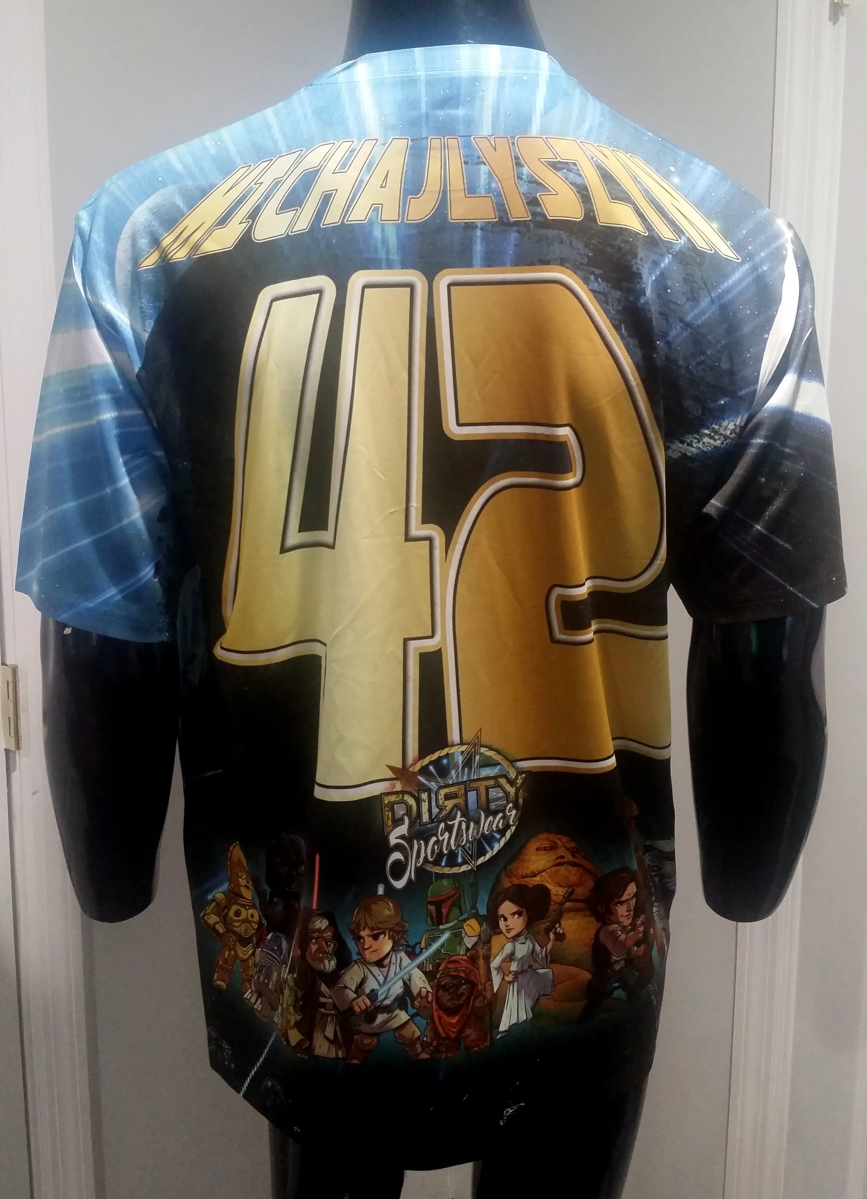 Dirty Star Wars Characters 2017 - Custom Full-Press Jersey