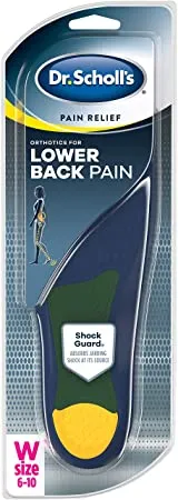 Dr. Scholl's Lower Back Pain Relief Orthotics | Immediate and All-Day Relief of Lower Back Pain | Women&Men