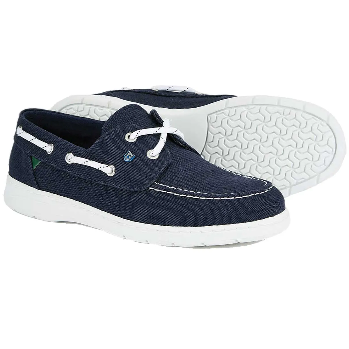 DUBARRY Biarritz Canvas Deck Shoe - Women's - Navy