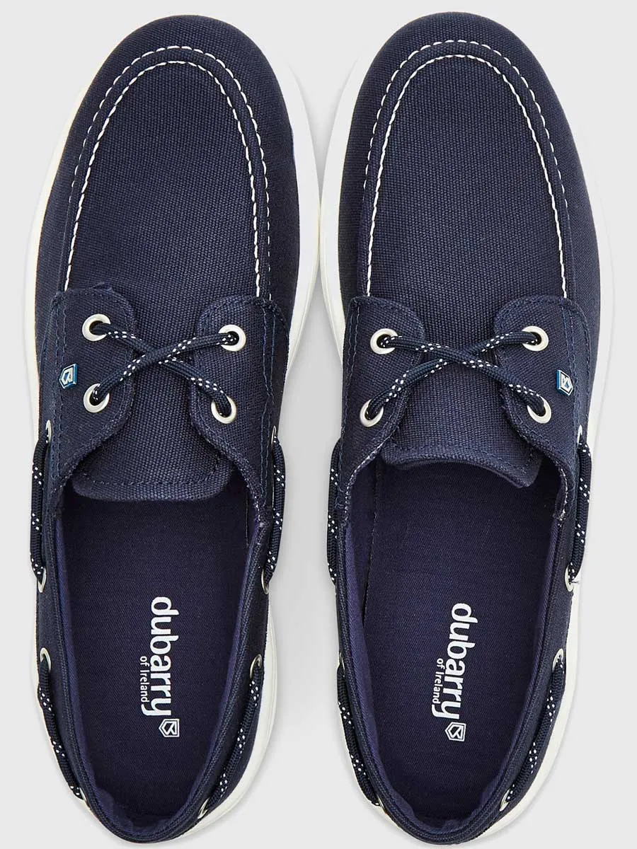 DUBARRY Santorini Canvas Deck Shoe - Men's  - Navy