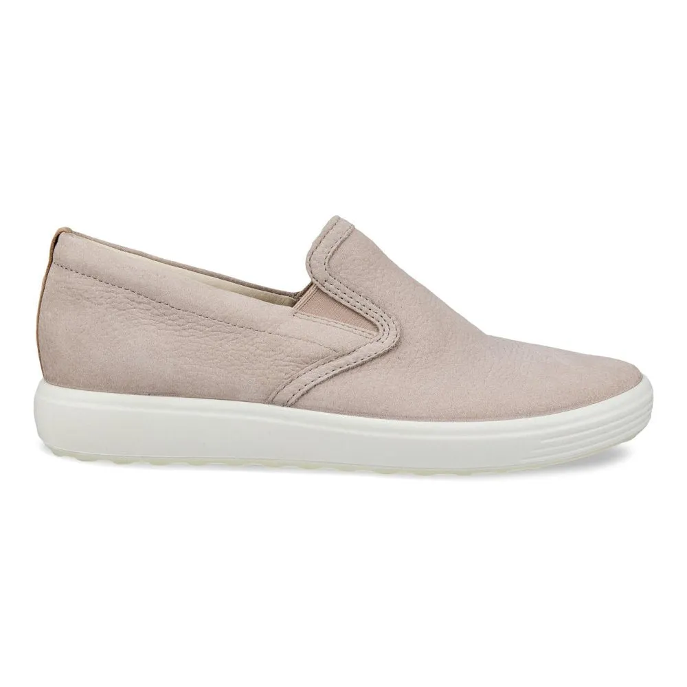 Ecco Women's Soft 7 Slip-On - Grey Rose