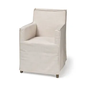 Elbert Dining Chair Cream Fabric ((Side Chair)