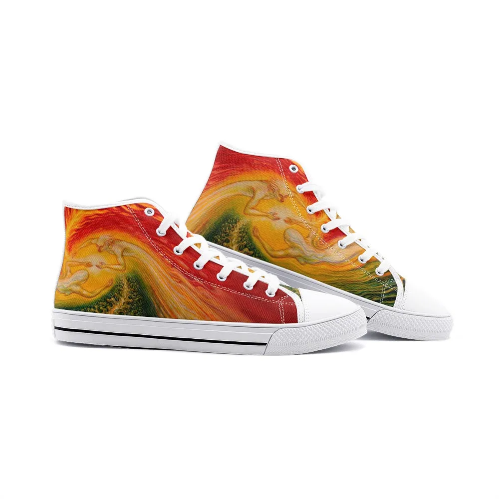 Elemental High Top Canvas Shoes by Mark Henson