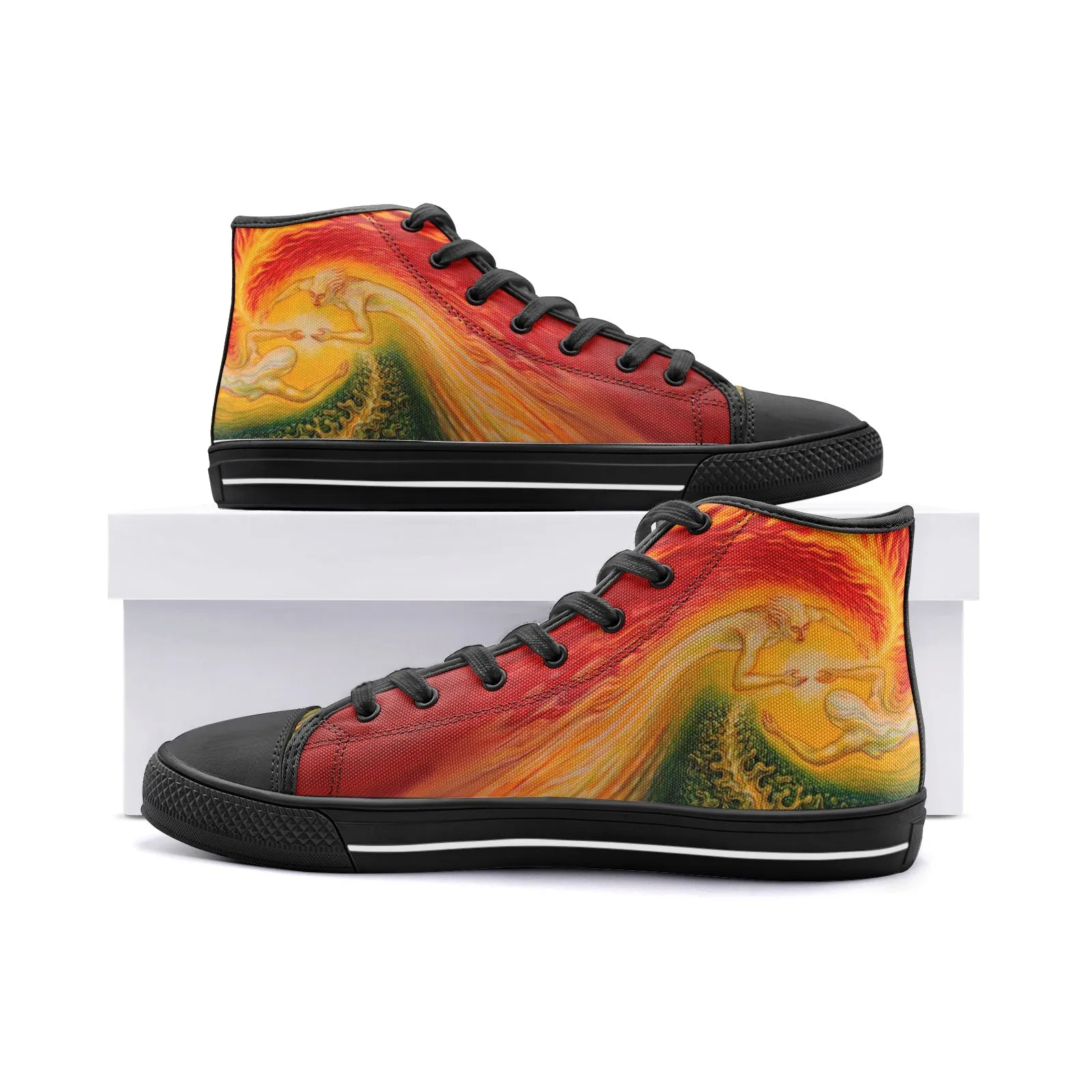 Elemental High Top Canvas Shoes by Mark Henson