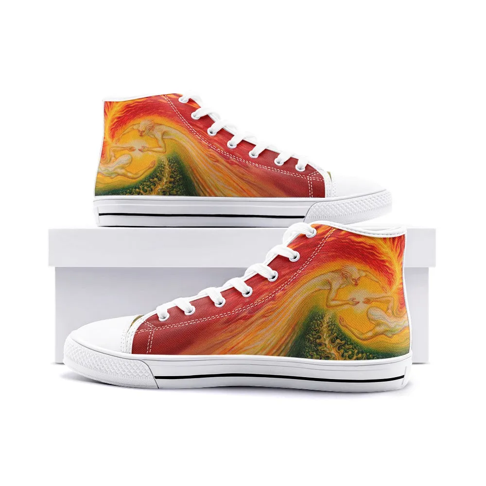 Elemental High Top Canvas Shoes by Mark Henson