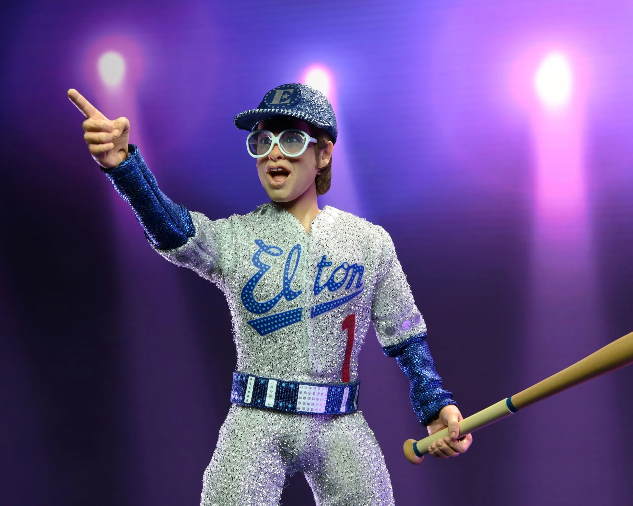 Elton John 8-Inch Clothed Elton John (Live in '75) Action Figure