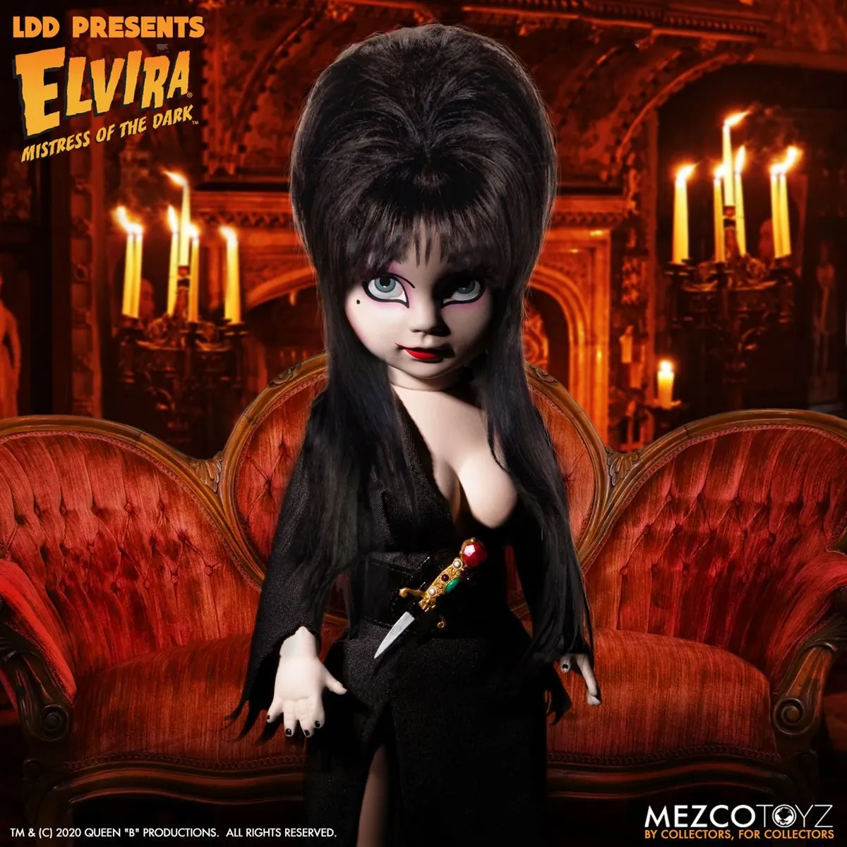 Elvira Mistress of the Dark Living Dead 10-Inch Doll