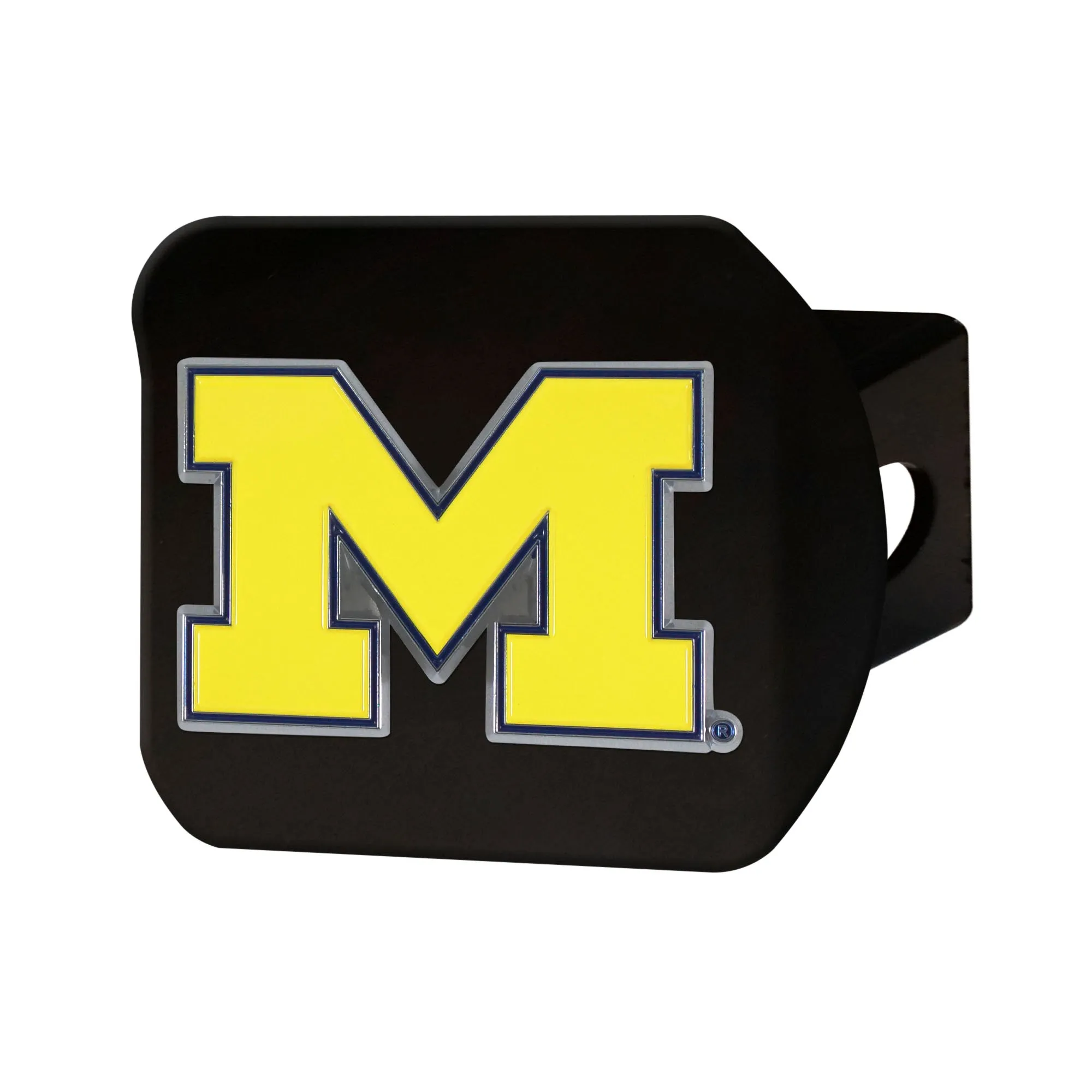 Fanmats Michigan Wolverines Color Hitch Cover - Black