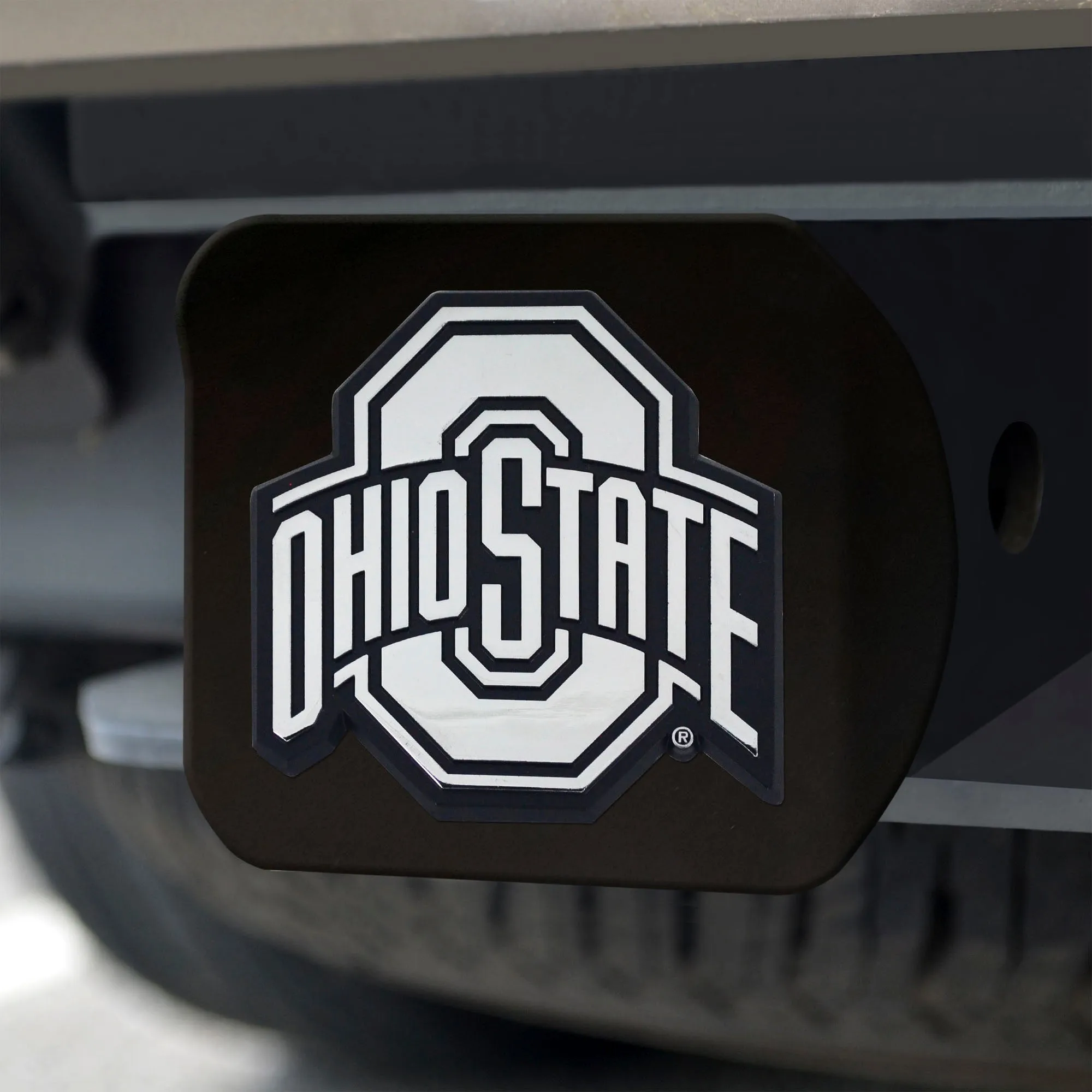 Fanmats Ohio State Buckeyes Hitch Cover - Black