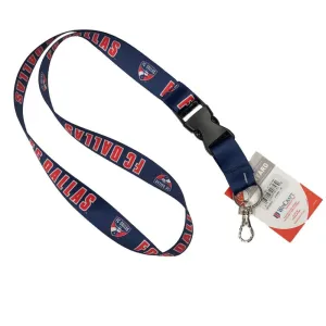 FC Dallas MLS WinCraft Sports Two Toned Blue Red Buckle Lanyard