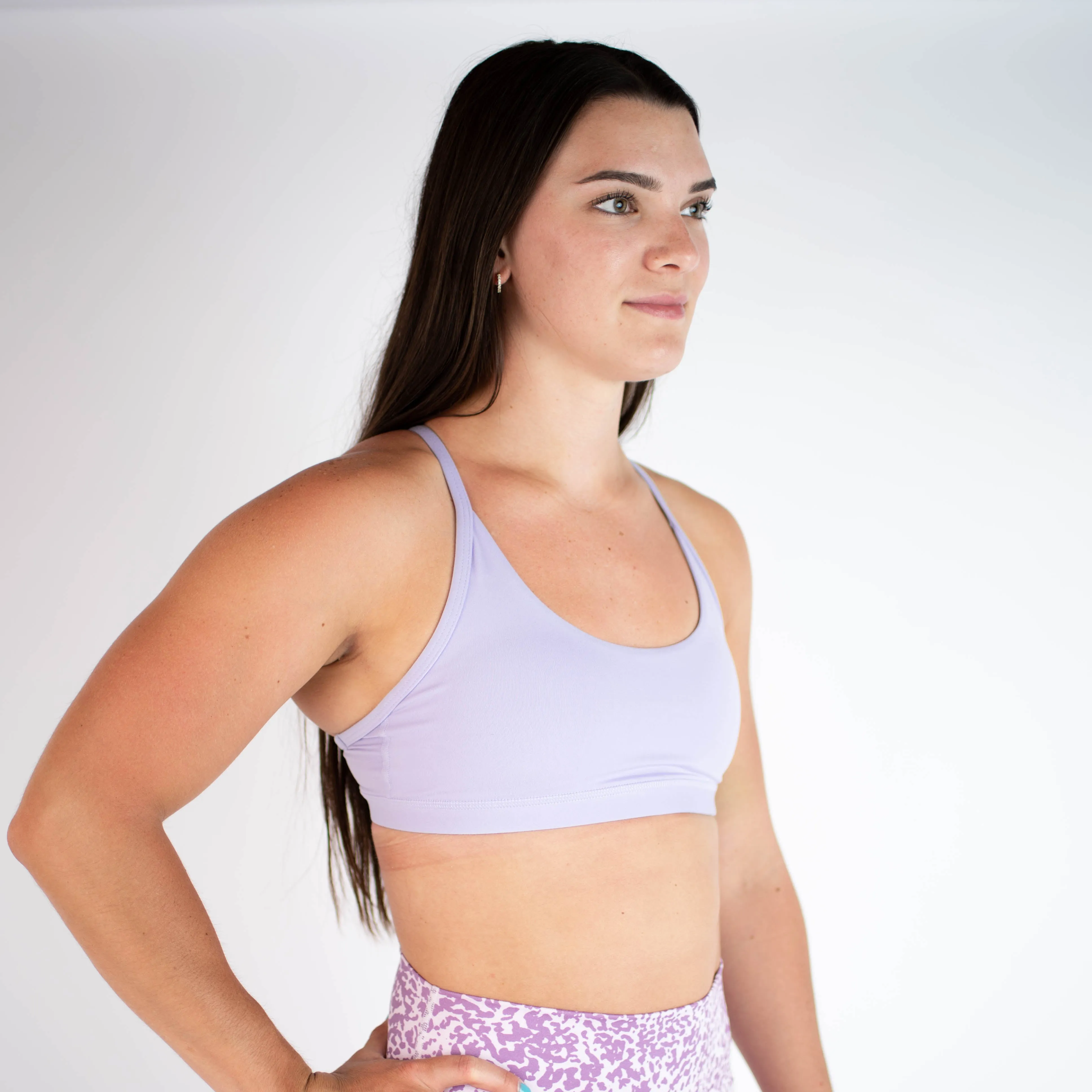 FLEO Cami Sports Bra - Frozen Amethyst