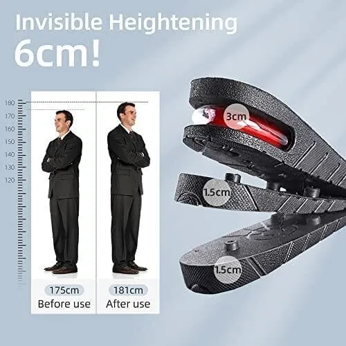 FlexVybe™ Height Increase Insoles: Be Taller, Invisible Heel Lift Shoe Inserts