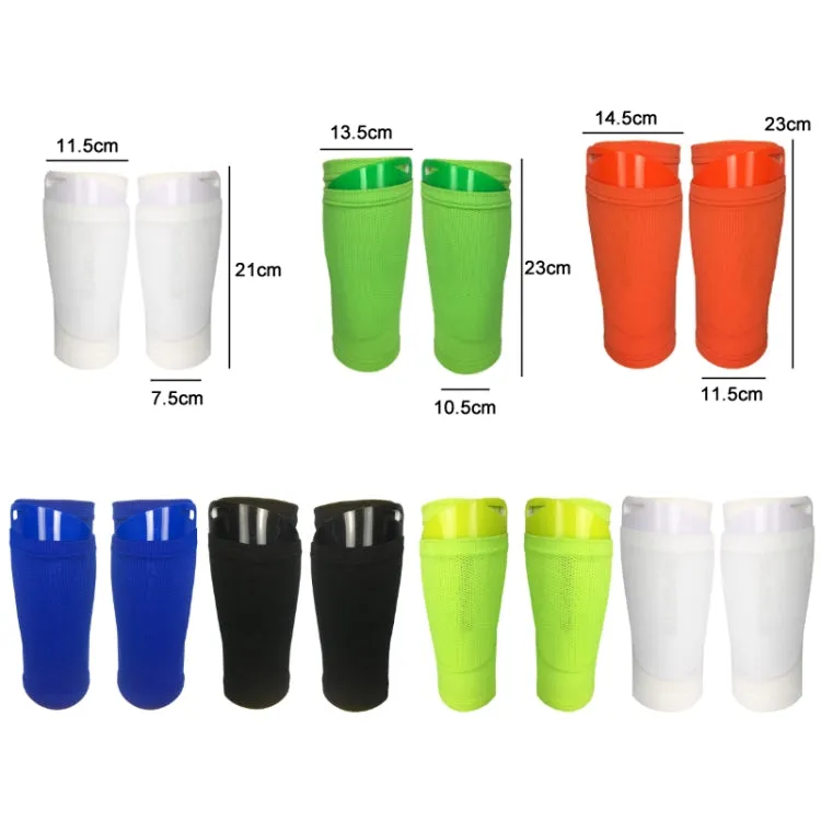 Football Shin Pads   Socks Sports Protective Equipment, Color: Fluorescent Green (S)