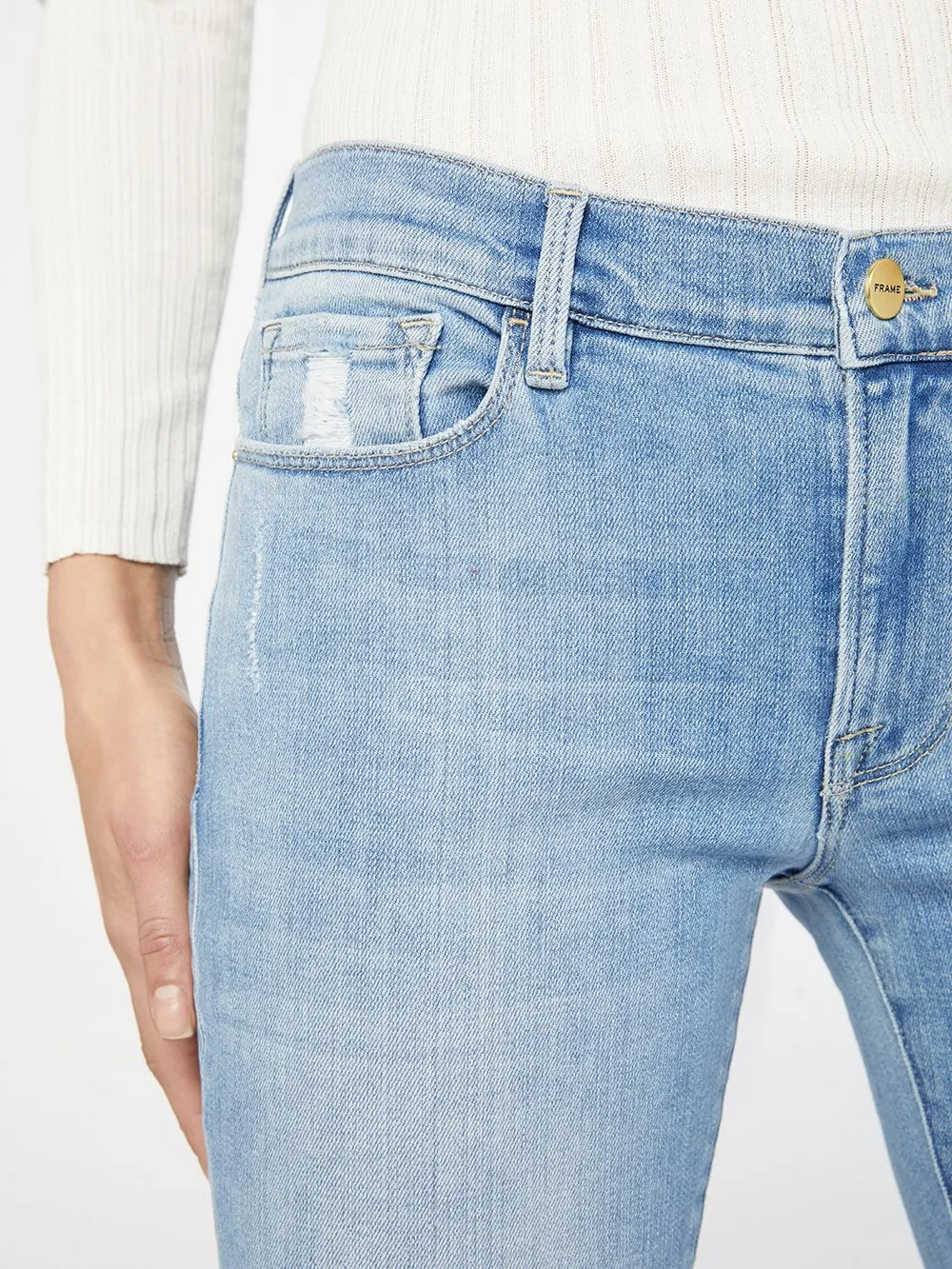 Frame - Le Garcon Mid-Rise Boyfriend Jean in Overturn