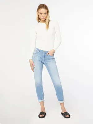 Frame - Le Garcon Mid-Rise Boyfriend Jean in Overturn