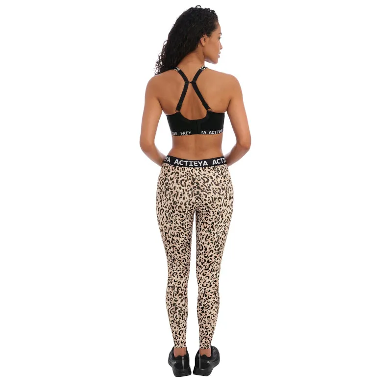 Freya Dynamic Soft Cup Sports Bra Leopard Black