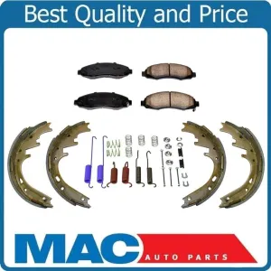 Front Brake Pads Rear Brake Shoes & Spring Kit for DODGE DAKOTA 2003-2004