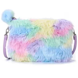 Furry Pastel Purse