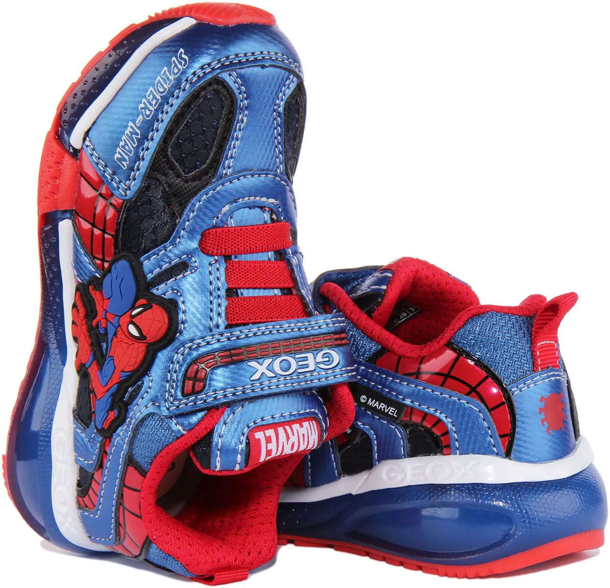 Geox J Bayonce In Navy Red For Kids