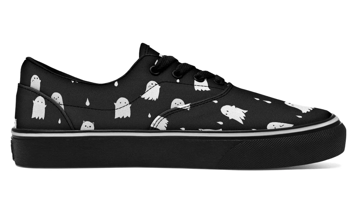 Ghost Party Street Sneakers - Premium Vegan Canvas Sneakers with Durable Waffle Soles