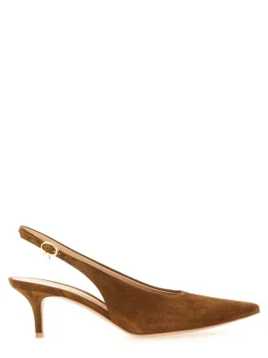 GIANVITO ROSSI Robbie Sling Pumps - Elegantly Crafted Footwear