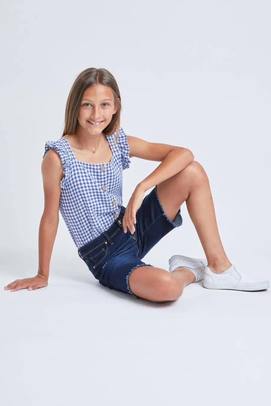 Girls Essential Cuffed Pull-On Bermuda