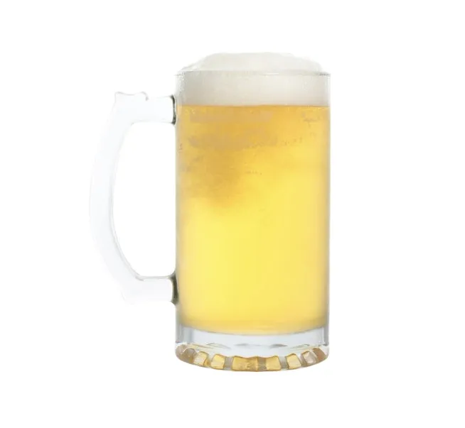 Glass Sports Mugs with Handles- 4 count