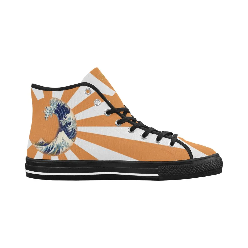 Great Waves of Rising Sun V2 Equil High Tops - Mens