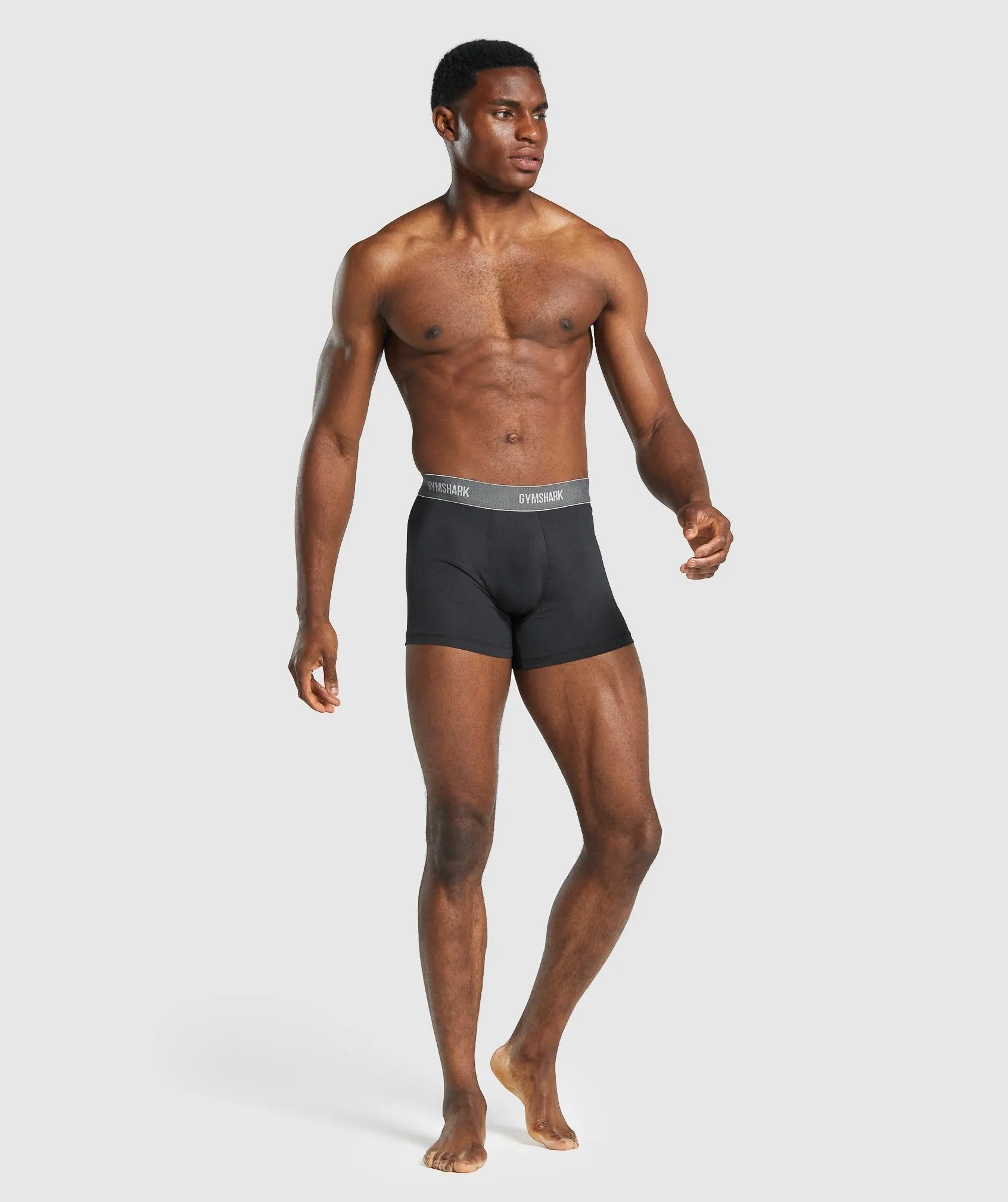 Gymshark Sports Tech Boxers 2pk - Black