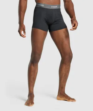 Gymshark Sports Tech Boxers 2pk - Black