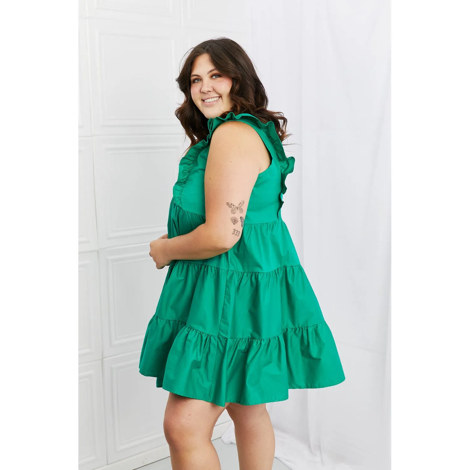 Hailey & Co Play Date Full Size Ruffle Dress