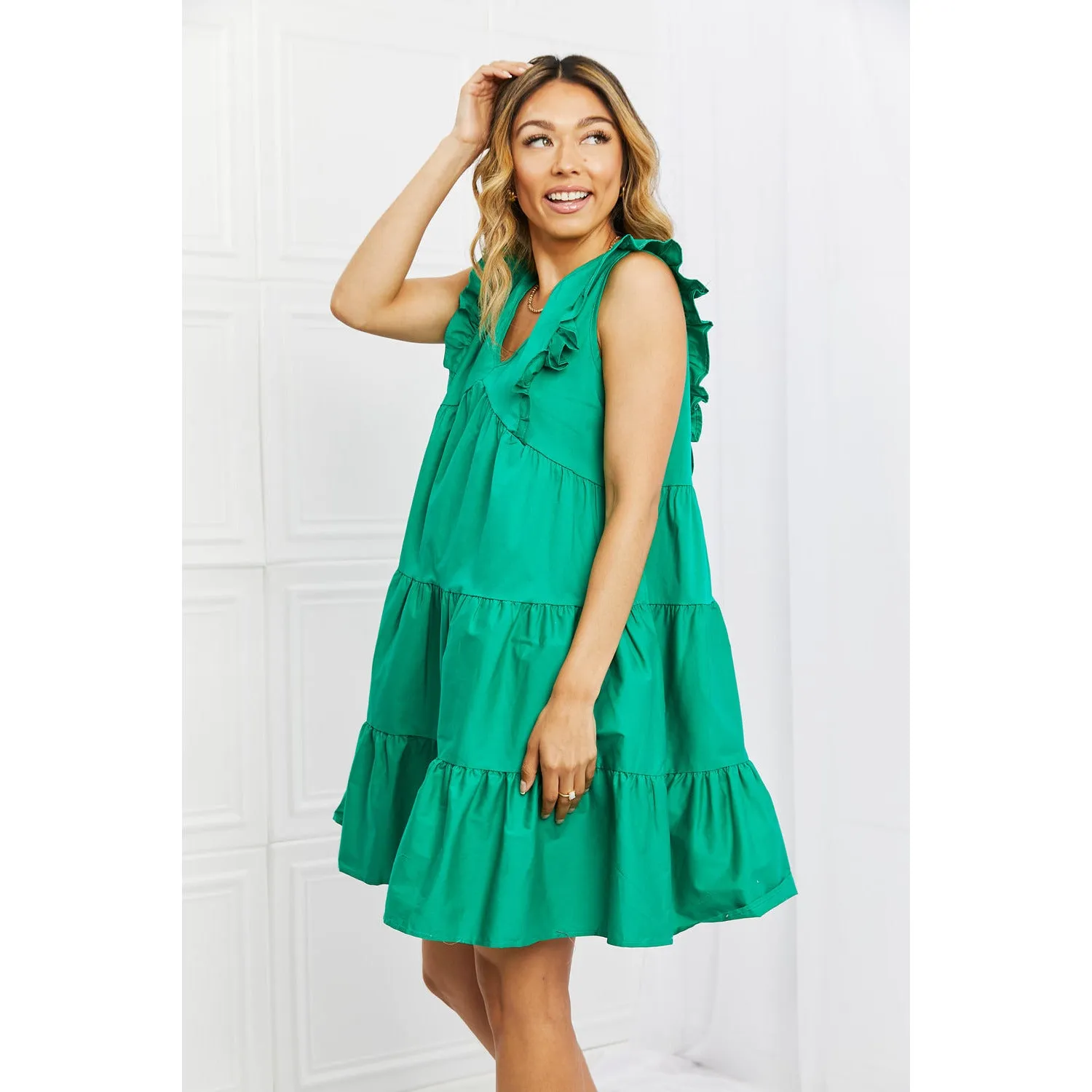 Hailey & Co Play Date Full Size Ruffle Dress