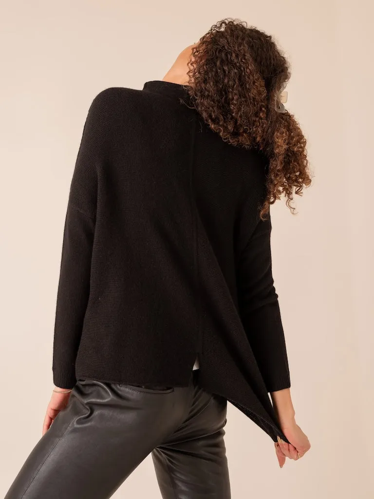 Harpers Emporium Funnel Cashmere in Black