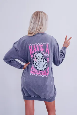 Have A Merry Christmas Graphic Sweatshirt Dress