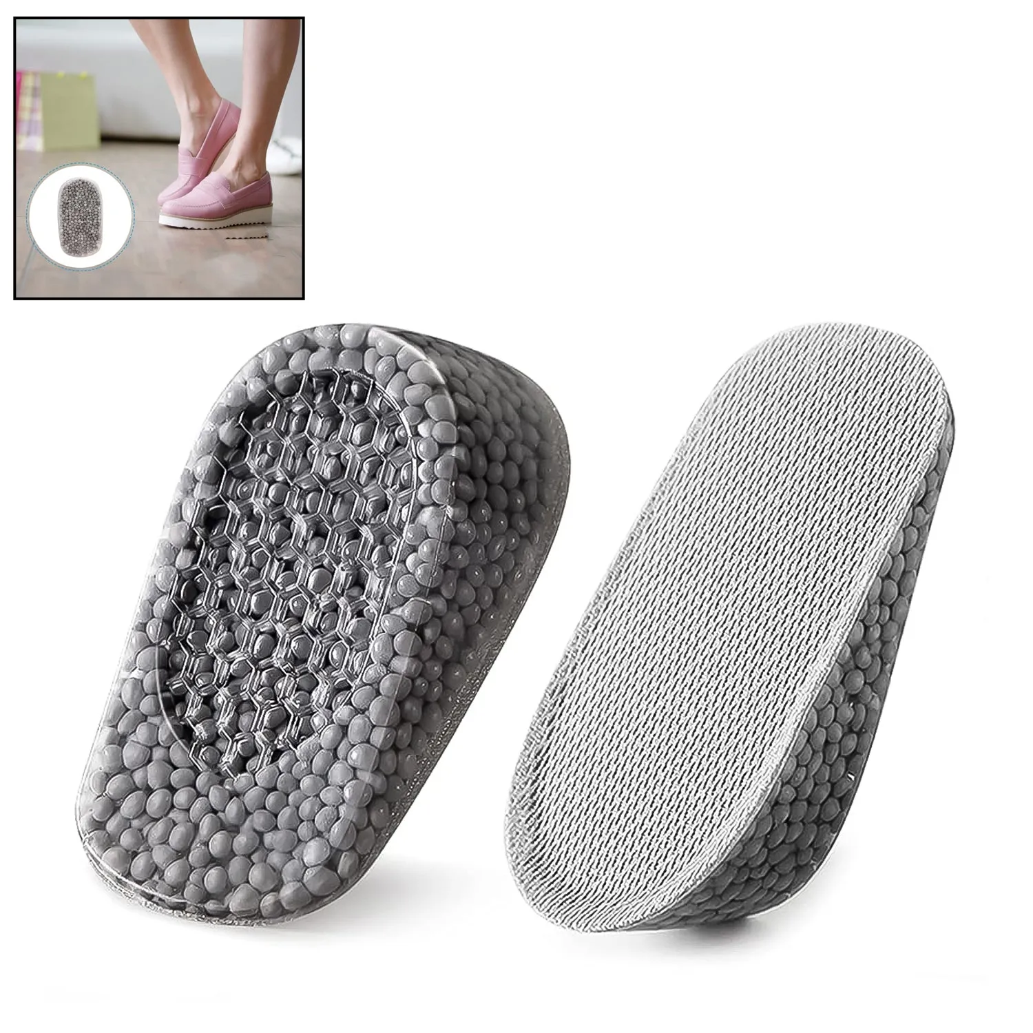 Height Increase Silicone Insoles for Shoes (1 Pair)