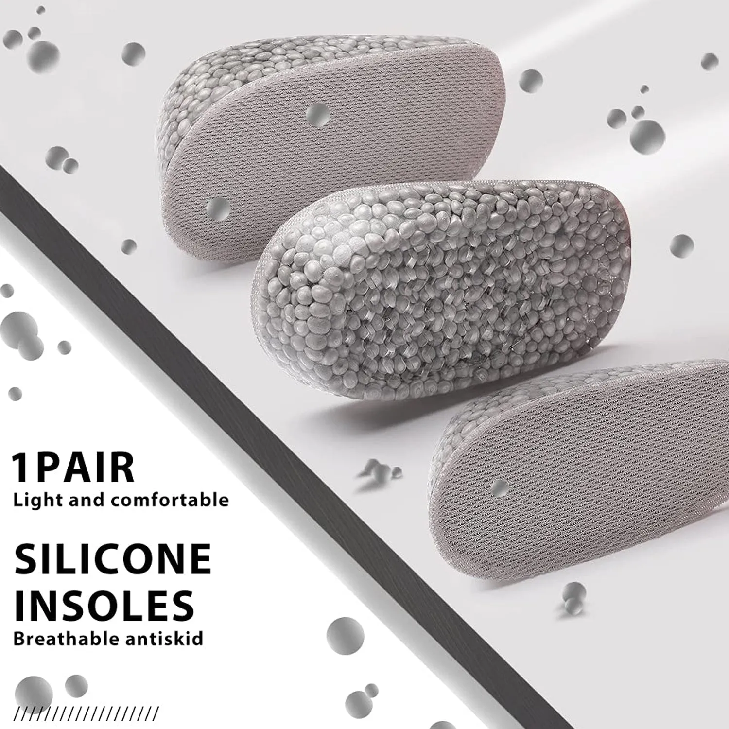 Height Increase Silicone Insoles for Shoes (1 Pair)