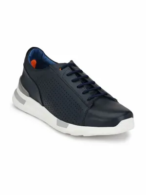 Hitz Men's Blue Running Shoes with Laces