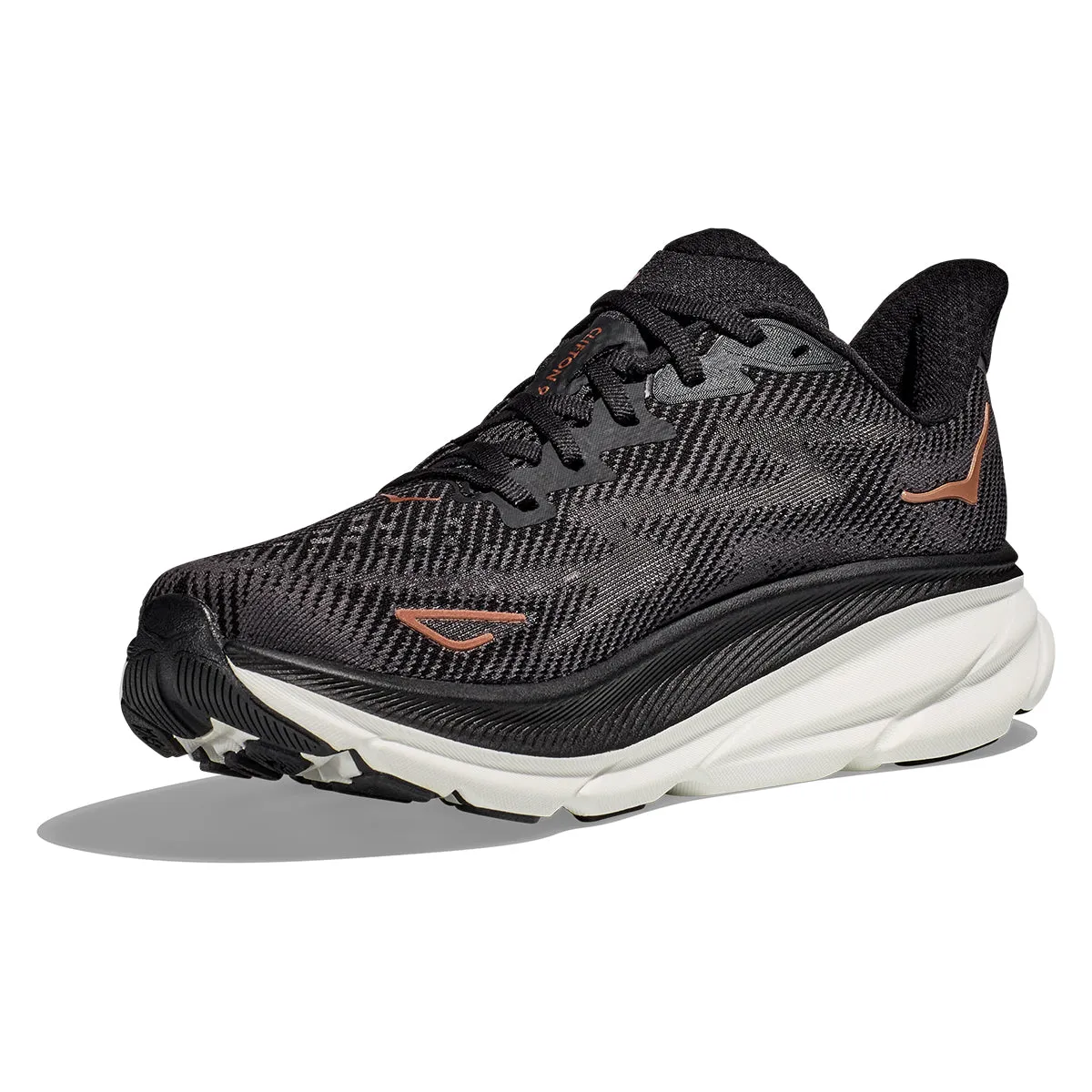 Hoka Clifton 9 Womens | Black / Copper