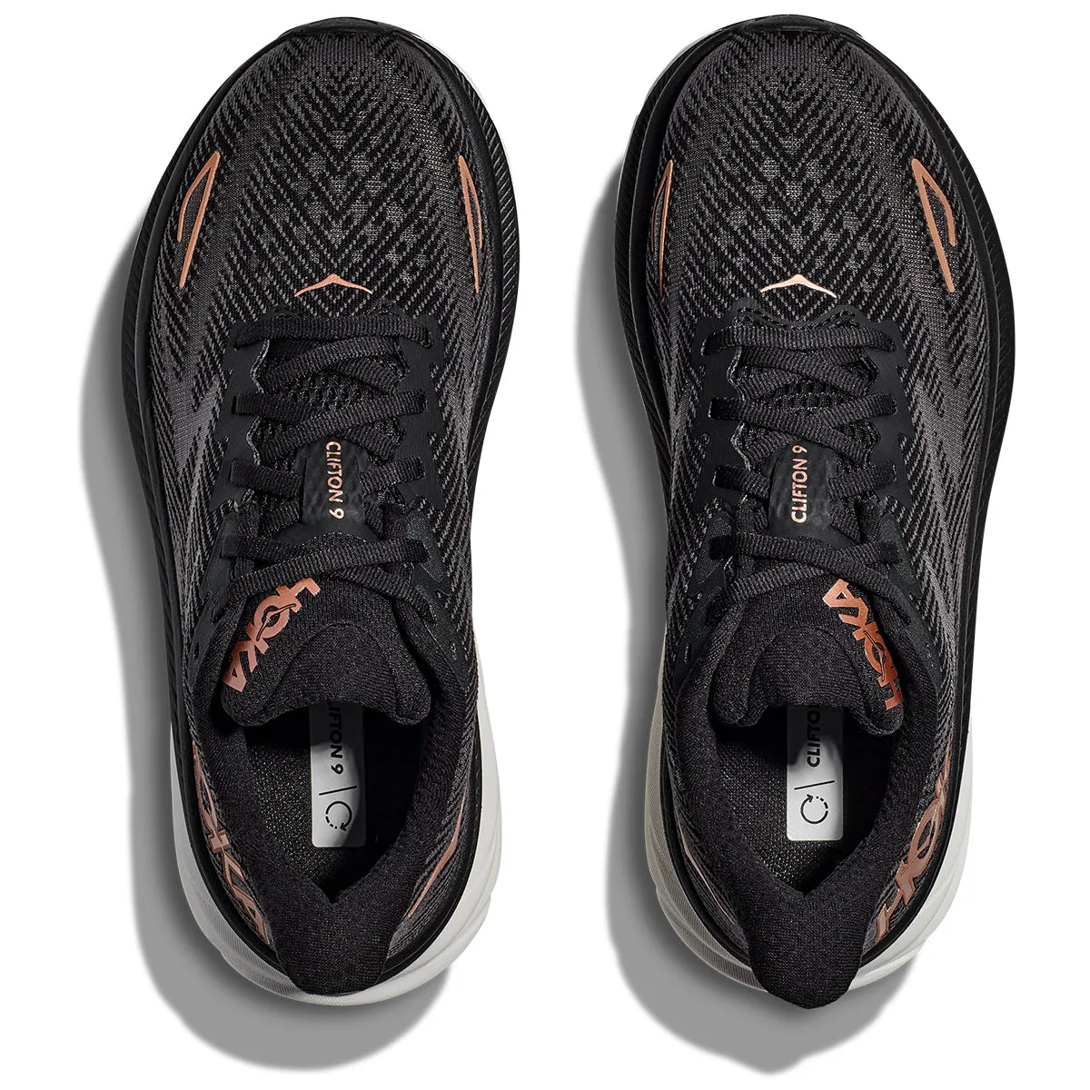 Hoka Clifton 9 Womens | Black / Copper