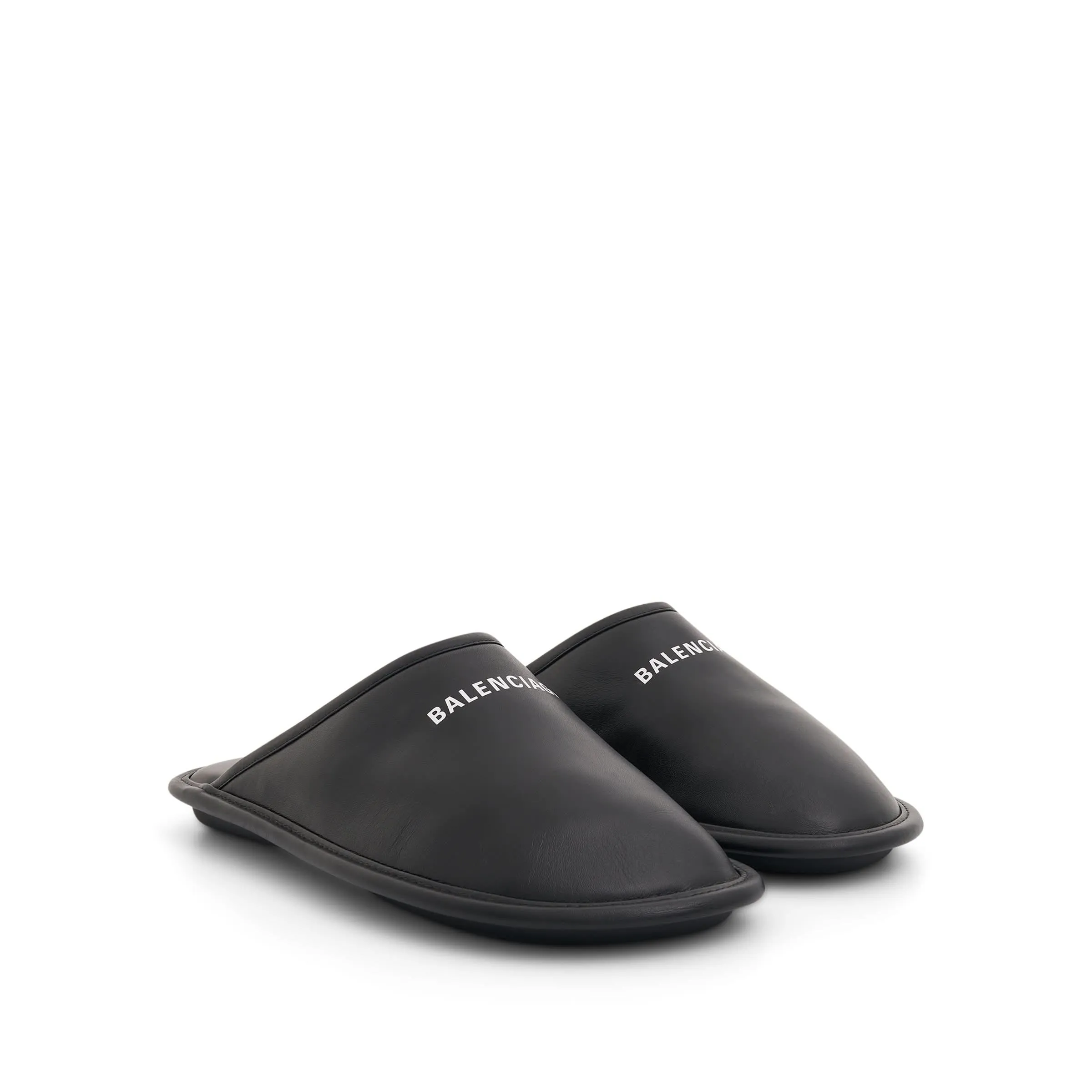 Home Slippers in Black/White