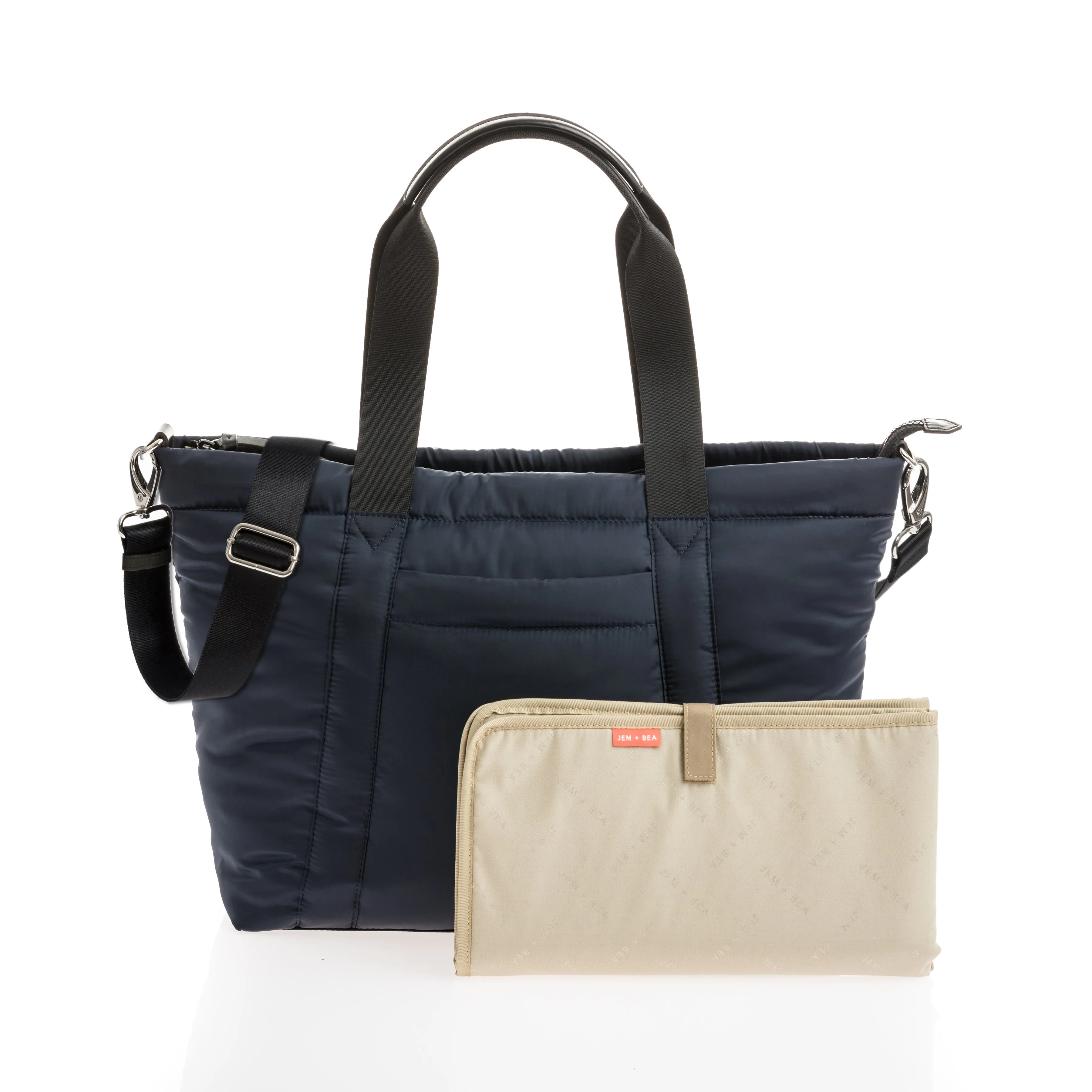 JEM   BEA - Romy Puffer Tote - Navy