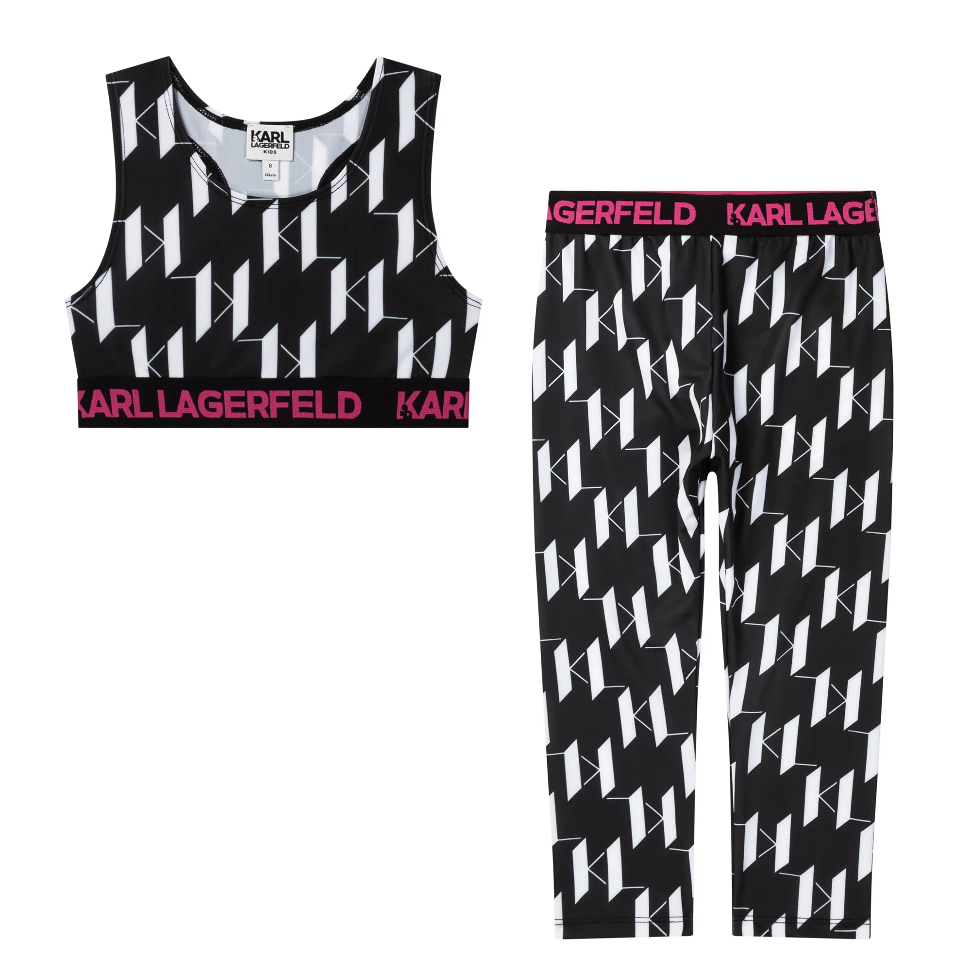 Karl Lagerfeld Printed Sports Ensemble