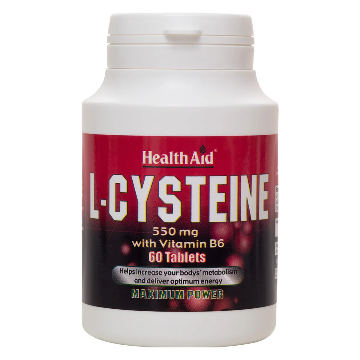 L-Cysteine 550mg   Vitamin B6 Tablets