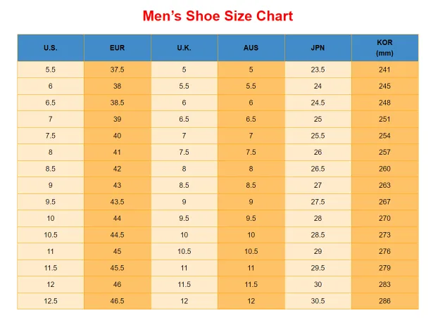 Large Size Knife Edge Sports Casual Men's Shoes