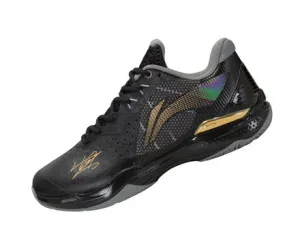 Li Ning AxForce Badminton Shoe Unisex [Black] AYAS034-1