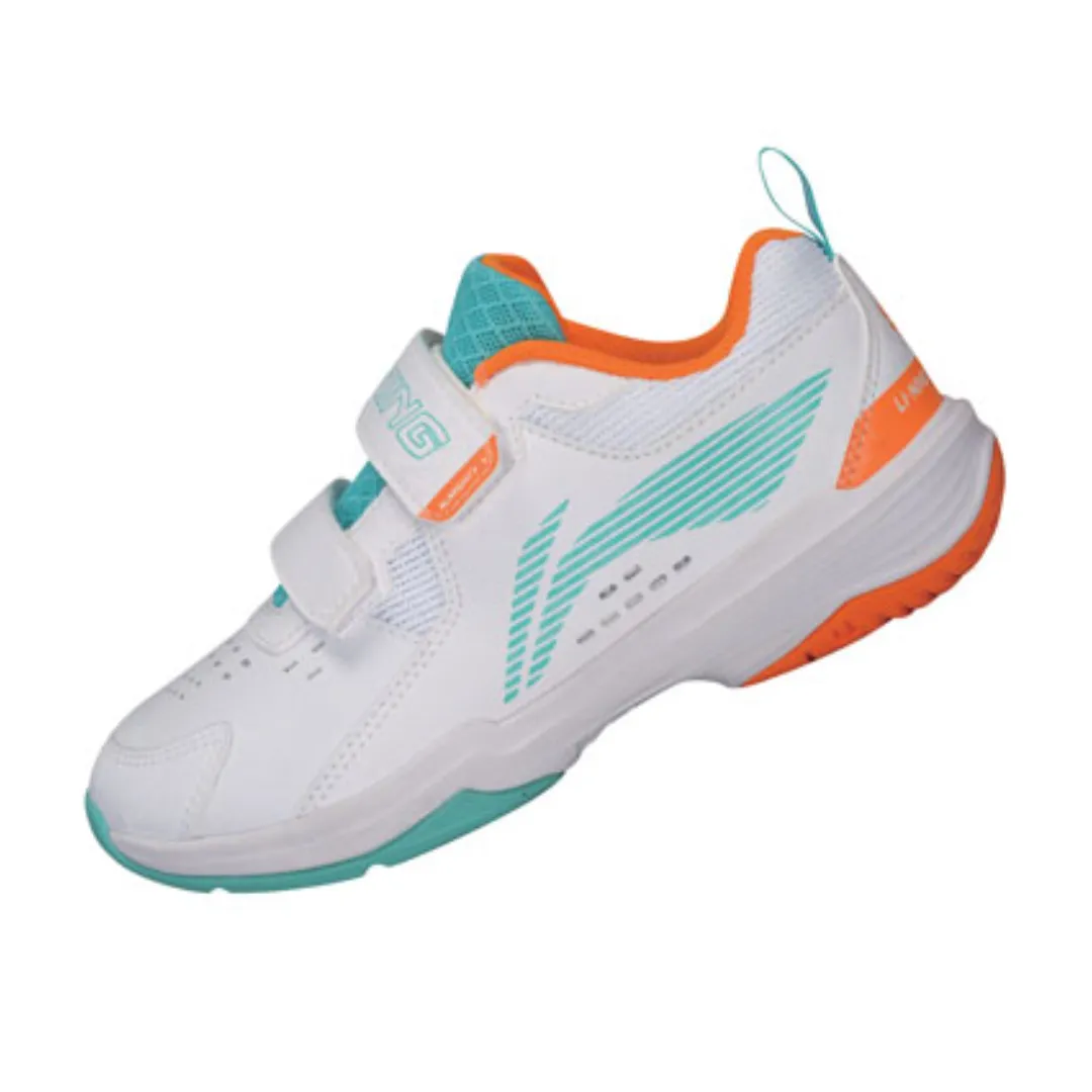 Li Ning Badminton Shoe Kids' [White] AYTT010