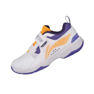 Li Ning Badminton Shoe Kids' [White] AYTT010