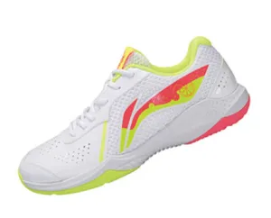 Li Ning Badminton Shoe Kids' [White/Yellow] AYTT014-1 - Pre Order