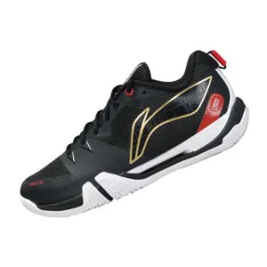 Li Ning Saga II SE Badminton Shoe Unisex [Black] AYZU001-3